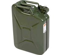 hünersdorff GmbH Nourrices à Carburant Métalliques CLASSIC Laqué, Kaki, 20 L
