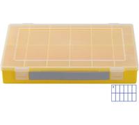 Hünersdorff 604800 Boîte de rangement PP-CLASSIC (L x l x H) 225 x 335 x 55 mm jaune 1 pc(s)