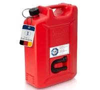 Hünersdorff 802060 Bidon de Carburant Profi 20l pour Essence, Diesel et Autres Produits Dangereux, Homologation Un, Made in Germany, Production certifiée TÜV, Rouge