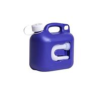 hünersdorff AdBlue 800280 Bidon de 5 l idéal pour Le réservoir de Voiture AdBlue avec Tuyau d'écoulement - Compatible avec Les tubulures de réservoir AdBlue - sans Remplissage - Bleu - 5 l