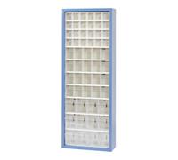 Hünersdorff Armoire à tiroirs MultiStore 56 tôle d’acier laquée, laque cuite au four, bleu gentiane Quantité:1