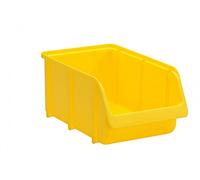 hünersdorff bac à bec/bac gerbable/bac de stockage taille 4, gerbable, couleur : jaune, 674200