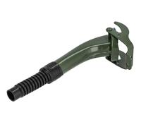 hünersdorff Bec verseur flexible pour bidon de carburant en métal - Longueur : 195 mm - Diamètre du bec : 21 mm - Vert olive