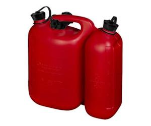 Hünersdorff Bidon double p. carburant contenu 5,5 + 3 l L. 316 x l. 145 x H. 312 mm rouge Quantité:1