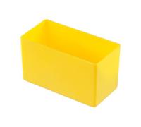 Hünersdorff Boîte de rangement en polystyrène résistant aux chocs Jaune 108 x 54 x 63 mm