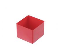 Hünersdorff Boîte de rangement en polystyrène résistant aux chocs Rouge 54 x 54 x 45 mm
