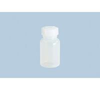 Hünersdorff Bouteille à col large à remplir avec bouchon à vis en LD-PE (incassable et adapté au contact alimentaire), 100 ml, transparent