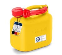 hünersdorff GmbH 811570 Nourrices à Carburant Standard PE-HD Homologation Nu et Accessoires, Rouges/Jaune, 5 L