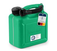 Hünersdorff 811590 Benzinkanister 5l Kunststoff grün UN-Zulassung + E10 Proof 147x265x247mm Jerrican dessence 5 l plastique