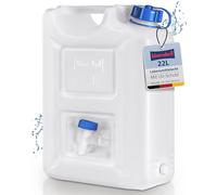 Hünersdorff GmbH 816700 Hünersdorff Wasserkanister' Nourrices à Eau PROFI PE-HD Naturel avec Protection UV, 22 L