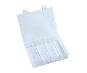 hünersdorff GmbH Boîte à assortiment PP MINI, 0 compartiments 140x180x40 mm, transparent