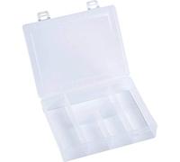 hünersdorff GmbH Boîte à assortiment PP MINI, 5 compartiments 140x180x40 mm, transparent 606100
