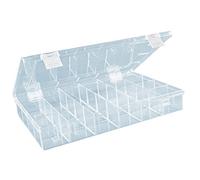hünersdorff GmbH Boîte à assortiment PS CLASSIC, 24 compartiment 225x335x55 mm, transparent