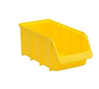hünersdorff GmbH boîte de présentation/boîte d'empilage/boîte de rangement en taille 3, empilable, couleur : jaune