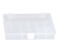 hünersdorff GmbH hünersdorff sorting box : boîte de tri robuste (PP-Compact) avec division fixe des compartiments (8 compartiments), dimensions de la boîte de tri : T170 x L250 x H46 mm, Made in Germany