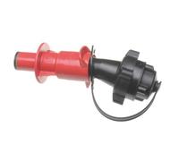 Hünersdorff Hünersdorf Système de remplissage de sécurité pour bidon-double ECO+PROFI en HD-PE pour huile adhésive pour chaînes, noir/rouge, Bec Verseur d'Huile de Chaîne, Made in Germany