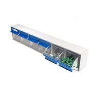 Hünersdorff Hünersdorff MultiStore Barre n° 6 plastique résistant aux chocs gris clair L601xP112,5xH94mm Quantité:1