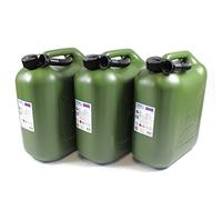 Hünersdorff Lot de 3 bidons à essence 20 l Homologation UN Diesel Essence E85