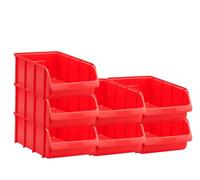 Hünersdorff Lot de 7 boîtes de rangement empilables en polypropylène de taille 5