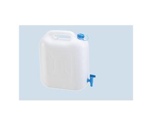 Hünersdorff Nourrices à eau ECO 22 L avec robinet, PE-HD naturel, robinet de vidange fixement monté (bleu) Quantité:1
