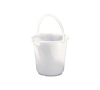 Hünersdorff Seau 17,0 l HD-polyéthylène nature anse en plastique D. 330 mm ha...