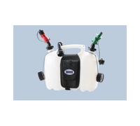 hünersdorff GmbH 804962 Réservoir Double Profi PE-HD Naturel avec Pochette Cavalière et Système de Remplissage, 6+3 L