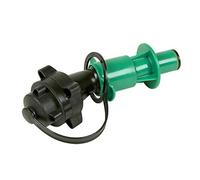 hünersdorff Système de remplissage de sécurité pour bidon-double ECO+PROFI en HD-PE pour huile adhésive pour chaînes, noir/vert, Bec Verseur d'Huile de Chaîne, Made in Germany