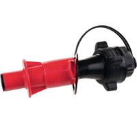 Hünersdorff Hünersdorf Système de remplissage de sécurité pour bidon-double ECO+PROFI en HD-PE pour huile adhésive pour chaînes, noir/rouge, Bec Verseur d'Huile de Chaîne, Made in Germany
