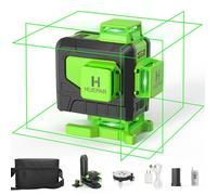 Huepar 16 Lignes Niveau Laser 4D Ligne Croisée Ligne de Faisceau Vert Batterie Li-ion Télécommande Multifonctionnel Pour Carrelage