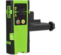 Huepar Détecteur Laser à Impulsion, Récepteur Numérique Laser Vert/Rouge, Portée de Réfleteur 50-60m, Affichage LED 3 Côtés - LR-6RG