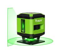 Huepar FL360G 1 x 360 Niveau Laser au sol pour Carrelage Pose, Laser à Croix Vert Auto-nivellement Commutable Ligne Horizontale de 360 degrés, 15m Rayon de Travail (Utilisation en Intérieur)