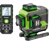 Huepar Laser Level, faisceau vert 4x360°, fonction télécommande ,SET-6