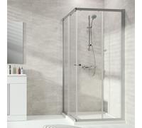 Cabine de douche d'angle Hüppe Alpha 2 965-990 mm/965-990 mm