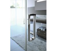 HÜPPE Classics 2 EasyEntry Accès d'angle à 4 angles pour portes coulissantes 2 éléments (1/2), largeur:75 cm, hauteur:200cm, fixation à droite, C25207055375, Cabines de douche: Couleur du profilé blan