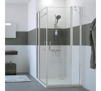HÜPPE Classics 2 Porte battante, avec élément fixe, pour accès d'angle, C23001087321, C23001