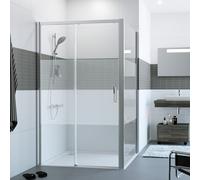 HÜPPE Classics 2 Porte coulissante, avec élément fixe, pour niche, pour paroi latérale, C25306069373, C25306