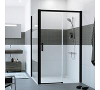 HÜPPE Classics 2 Porte coulissante, avec élément fixe, pour niche, pour paroi latérale, C25609123322, C25609