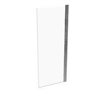 HÜPPE Design pure Paroi latérale mobile à 4 angles pour porte basculante, largeur:75cm hauteur:190cm, fixation gauche & droite, 8P7702092322, Cabines de douche: Profil couleur chrome brillant verre ES