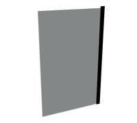 HÜPPE Design pure Paroi latérale mobile à 4 angles pour porte battante, fabrication sur mesure, largeur 20-110cm, hauteur jusqu'à 200cm, fixation à gauche & à droite, 8P7780123301, Cabines de douche: 