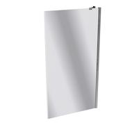 HÜPPE Design pure paroi latérale pour porte basculante Butée gauche et droite pour receveur de douche, 8P1009092381, Cabines de douche: Verre profilé argent brillant verre brillant ESG verre miroir av