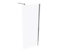 HÜPPE Design pure paroi latérale seule, étrier transversal, ESG 6mm, largeur 800mm, hauteur 2000mm, butée gauche&droite, 8P1105092322, Cabines de douche: Couleur du profilé verre brillant argent ESG c