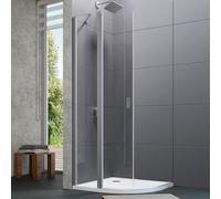 HÜPPE Design pure Porte battante, avec élément fixe, 8P1707087321, 8P1707
