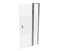 HÜPPE Design pure Porte battante, avec élément fixe, pour accès d'angle, pour paroi latérale, 8P0702092373, 8P0702