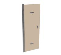 HÜPPE Design pure Porte battante pliante, fixation à gauche, largeur 750mm, hauteur 1900mm, montage sur receveur de douche et carrelage, 8P0802092378, Cabines de douche: Couleur du profilé argent bril