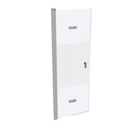 HÜPPE Design pure Porte pliante battante, fixation à gauche, largeur 750mm, hauteur 2000mm, montage sur receveur de douche et carrelage, 8P0808087373, Cabines de douche: Profil en verre argenté mat ES