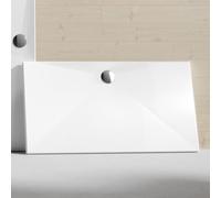 Receveur de douche HÜPPE EasyStep, rectangulaire, 1700x1000mm, Flexform, 215231055, Couleur: Blanc