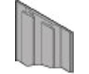 HÜPPE Profil dassemblage, pour logement HÜPPE Select+ Organizer, pour habillage mural EasyStyle Longueur : 2550mm, ES0208087, Couleur: Miroir