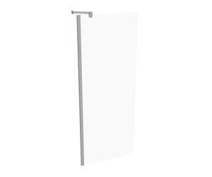 HÜPPE Select+ paroi latérale seule, étrier de stabilisation, fabrication sur mesure, épaisseur de verre 6mm, dimensions de montage 200-1100mm, SL0280087322, Cabines de douche: Verre profilé argenté ma