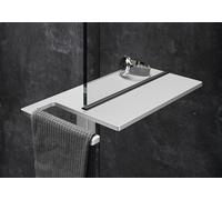 HÜPPE Select+ Shower Board, à clipser, SL2401182, Couleur: Édition blanche