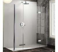 HÜPPE Solva Porte battante, avec élément fixe, avec élément annexe, pour paroi latérale, S23607092322, S23607